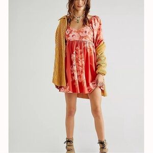 Free People Peony Babydoll dress Large